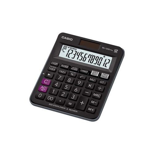 Casio MJ-120D 12-Hour Function Calculator, Black