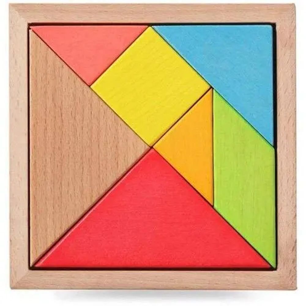 Ijarp Tangram Puzzle Square, 7 Piece