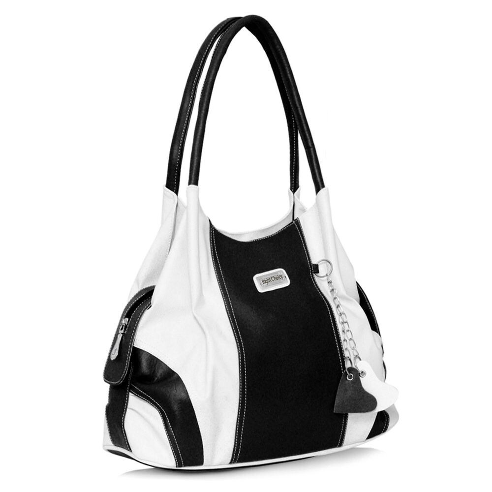 Right Choice Retro PU Leather Handbag, White
