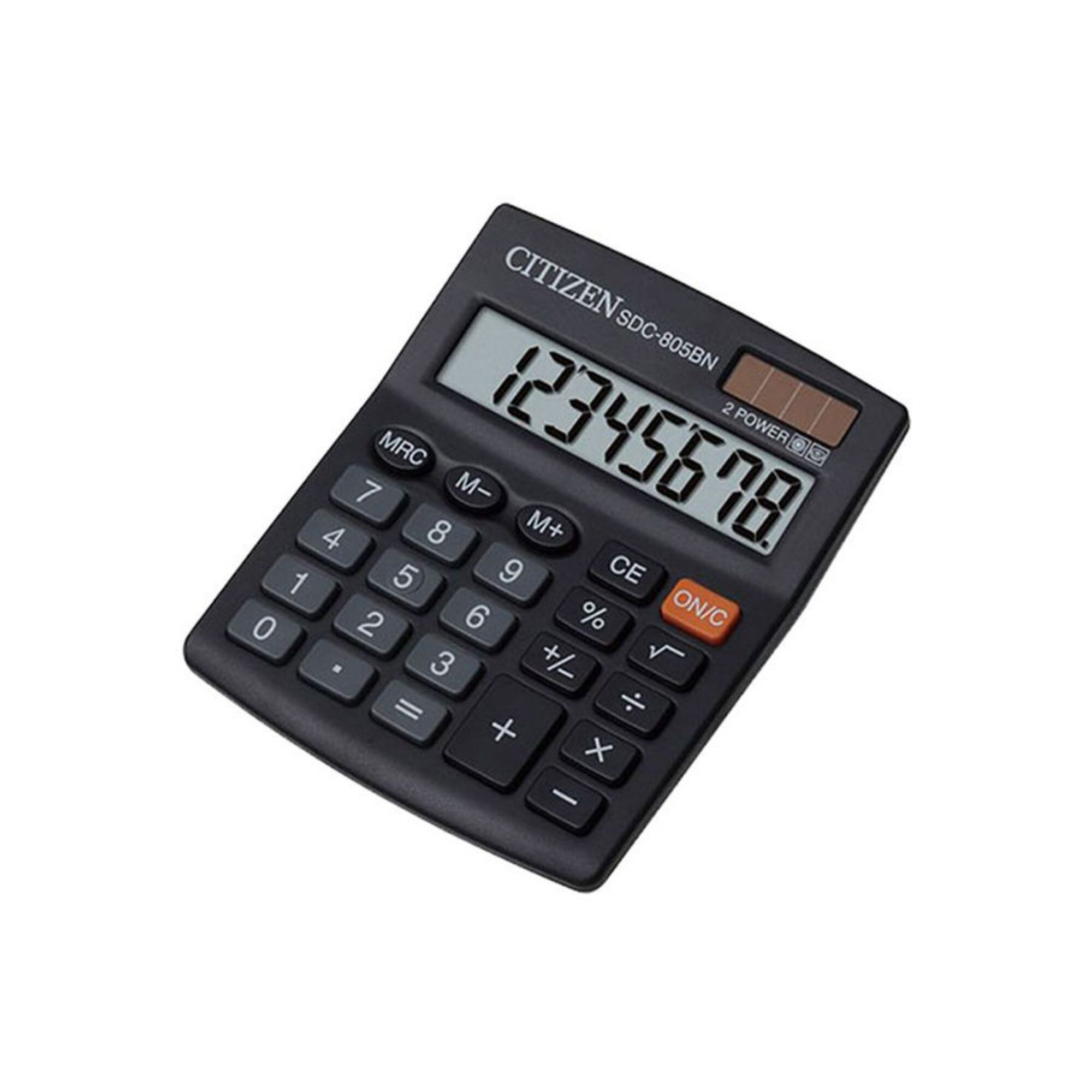 Citizen 8-Digit Basic Calculator, Black