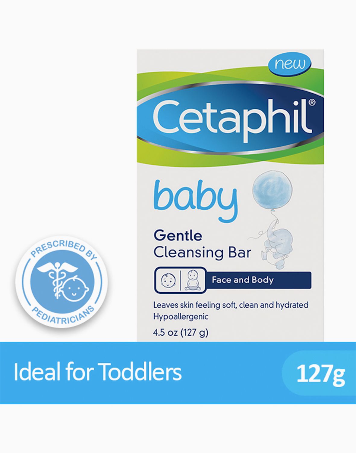Cetaphil Baby Gentle Cleanser Bar, 127 g