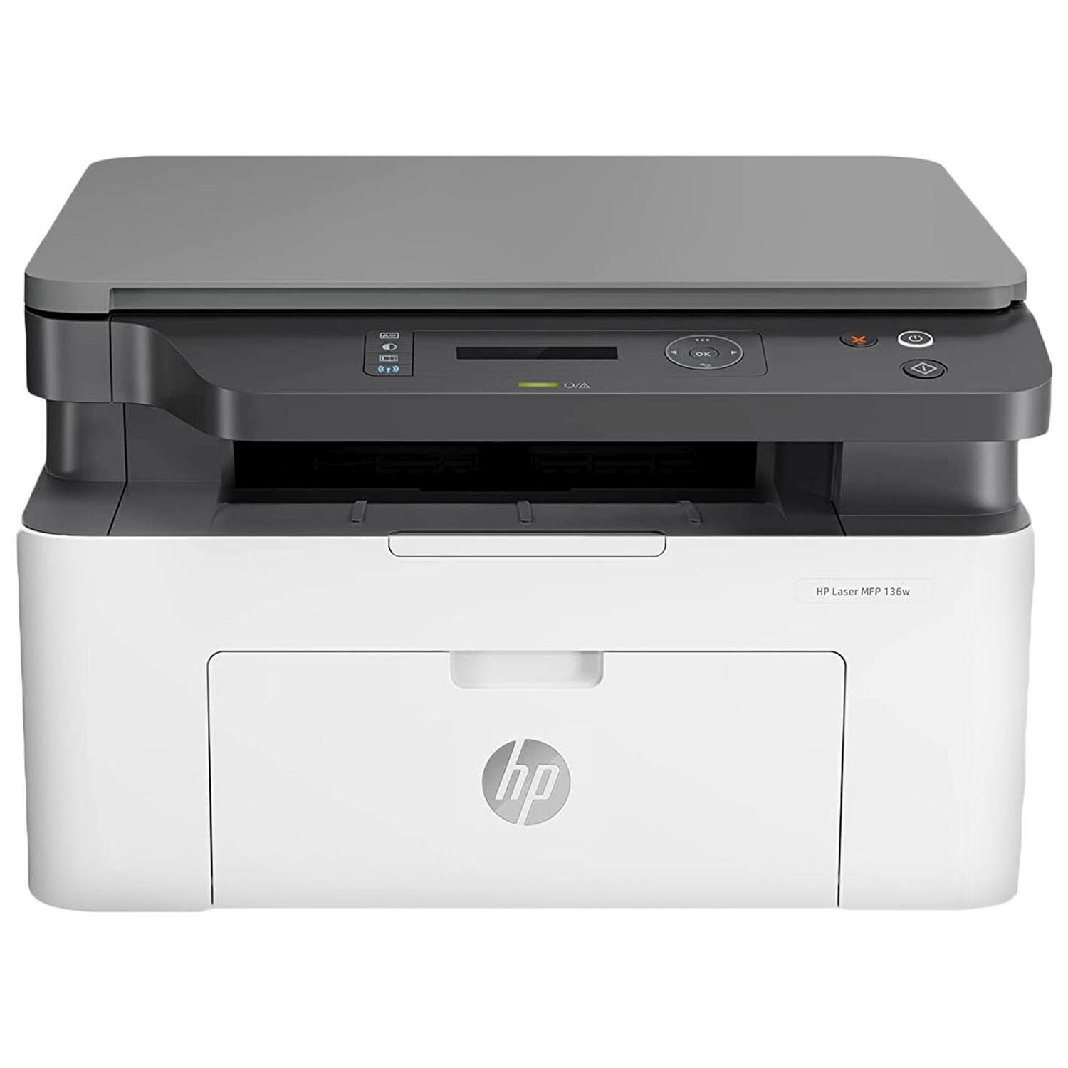 Hp Multifunction Laser MFP Printer, 138FNW, White and Grey