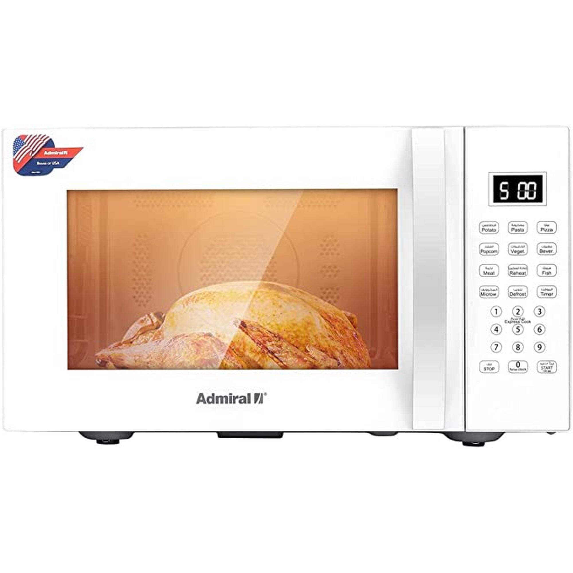 Admiral Microwave Oven, 800W, 23L - White