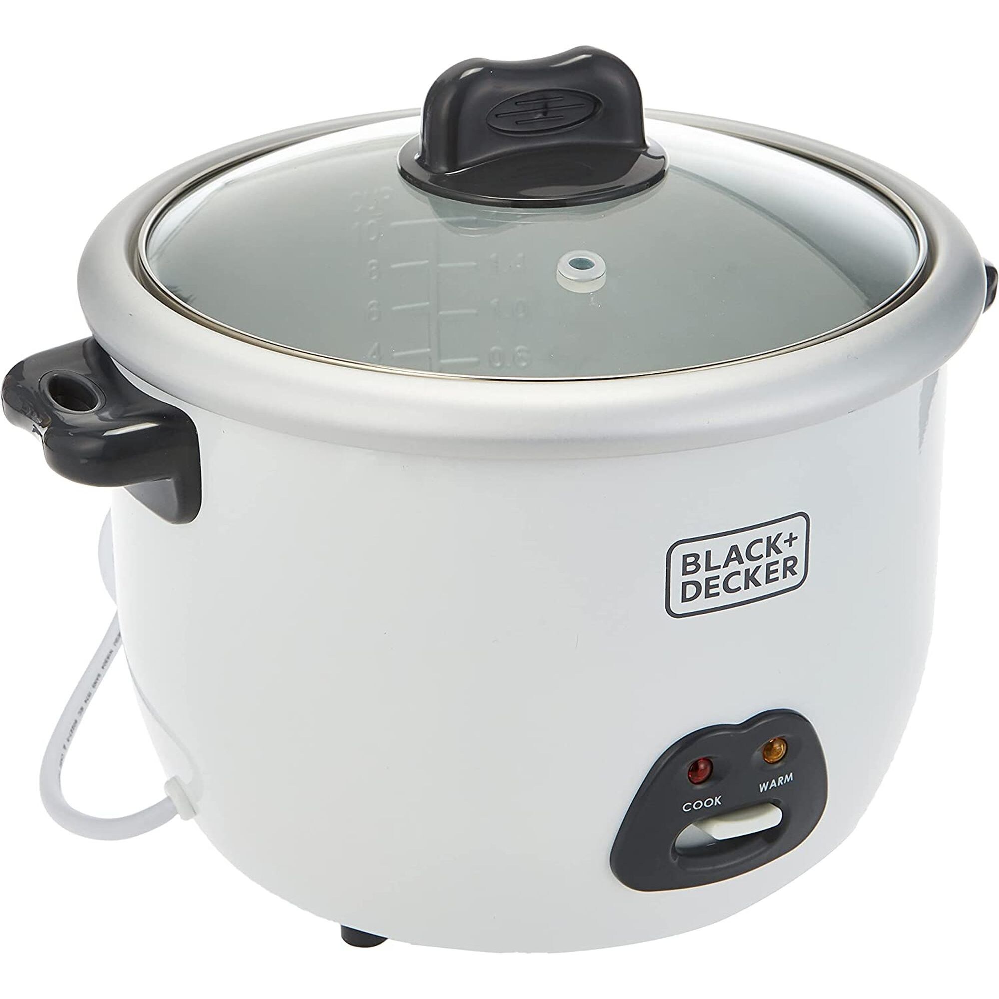 Black & Decker Rice Cooker With Glass Lid, 1.8 Ltr