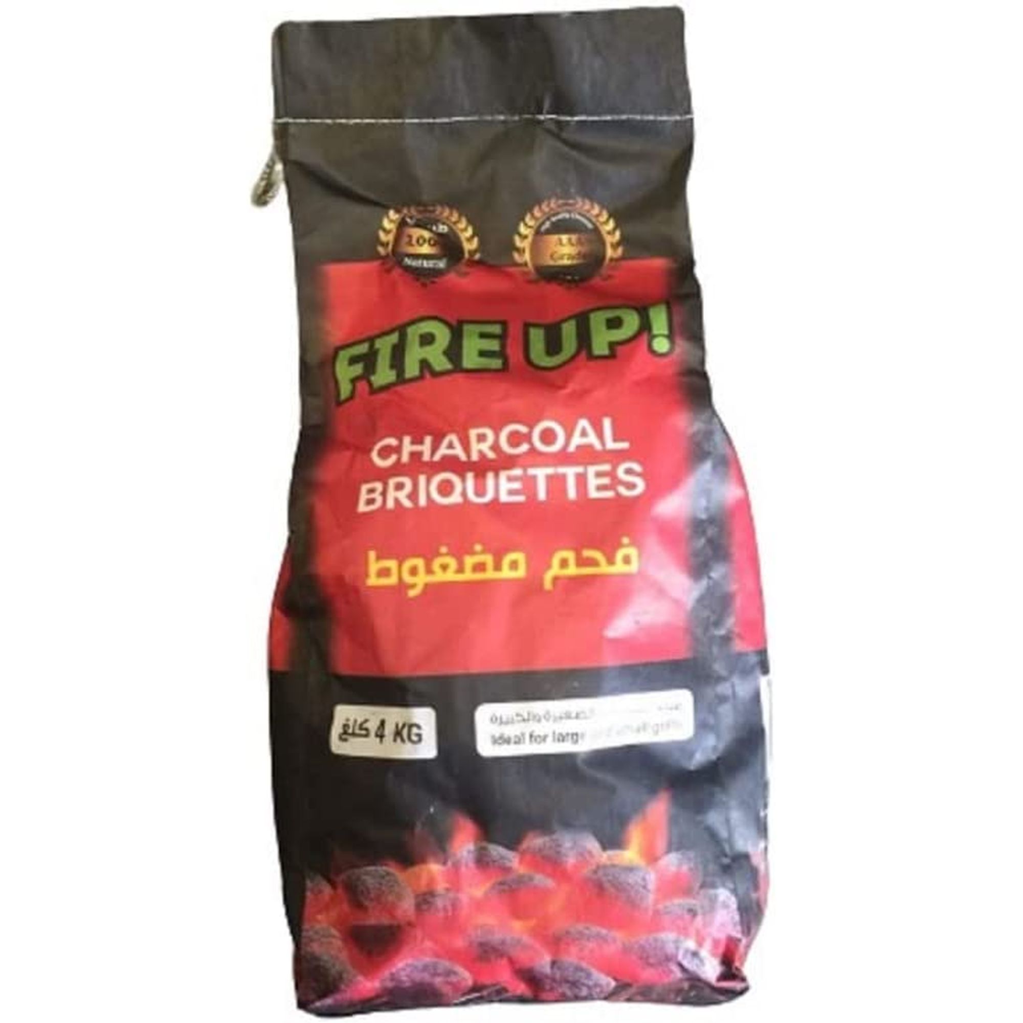 Byft Fire-Up Briquettes for barbeque, 4kg