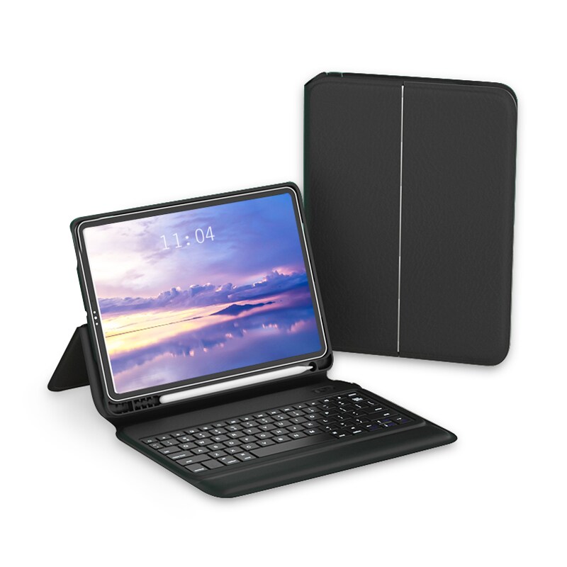 WIWU Smart Keyboard Folio for iPad, 10.2 Inch - Black