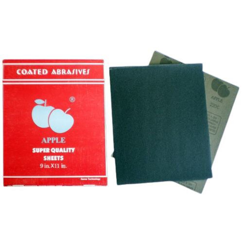 Silicone Carbide Waterproof Sandpaper, 400 Grit, Green