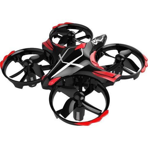 2 in 1 Remote Controlled Drone Quadcopter, Black & Red