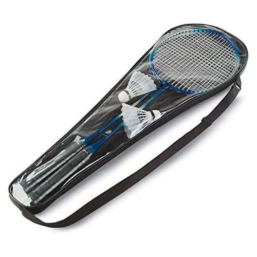 Badminton Set Including 2 Shuttlecocks And 2 Badminton Rackets