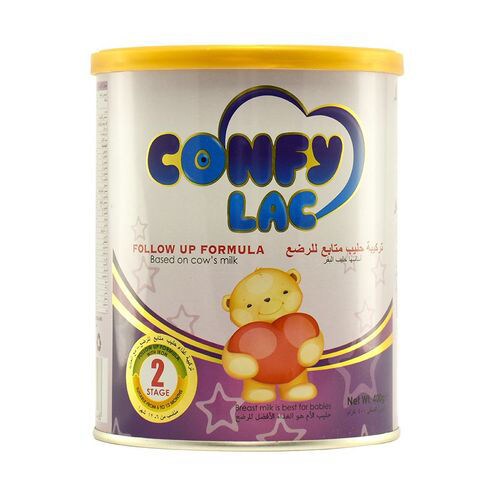 Confy Lac Instant Formula Stage 2, 400 g, Carton of 24 Packs