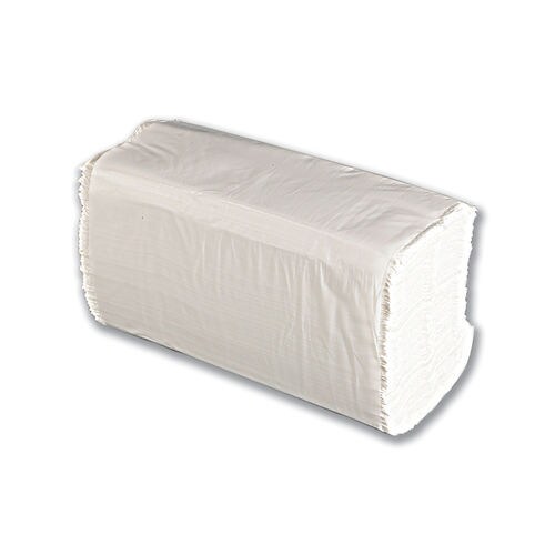 Al Bayader 1-Ply Interfold Tissue Paper, White, Carton Of 20 Packs