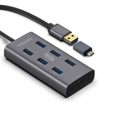 Promate 7 Port USB 3.0 Power Hub