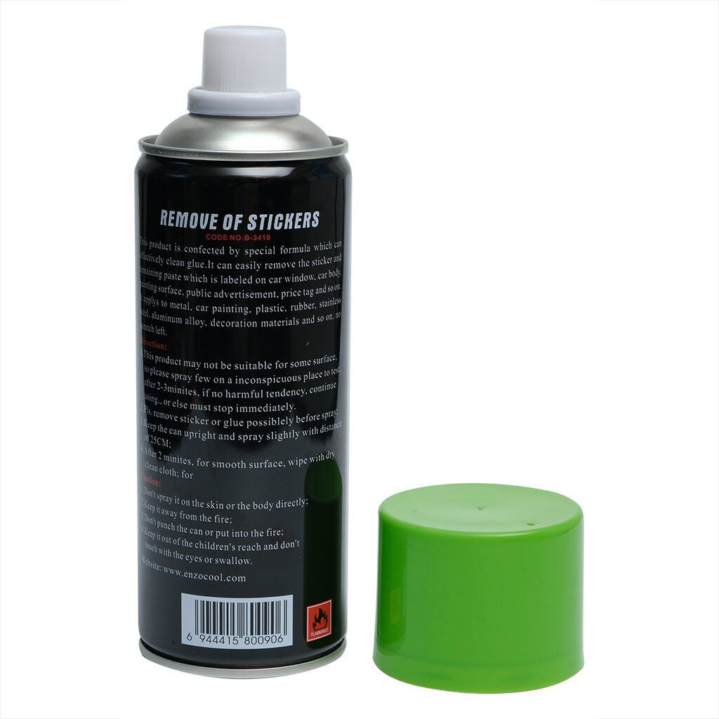 Enzo Cool Sticker Remover Spray Can, 450ml
