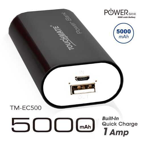 Touchmate Pocket Mobile Power Bank, TM-EC500, 500mAh Battery