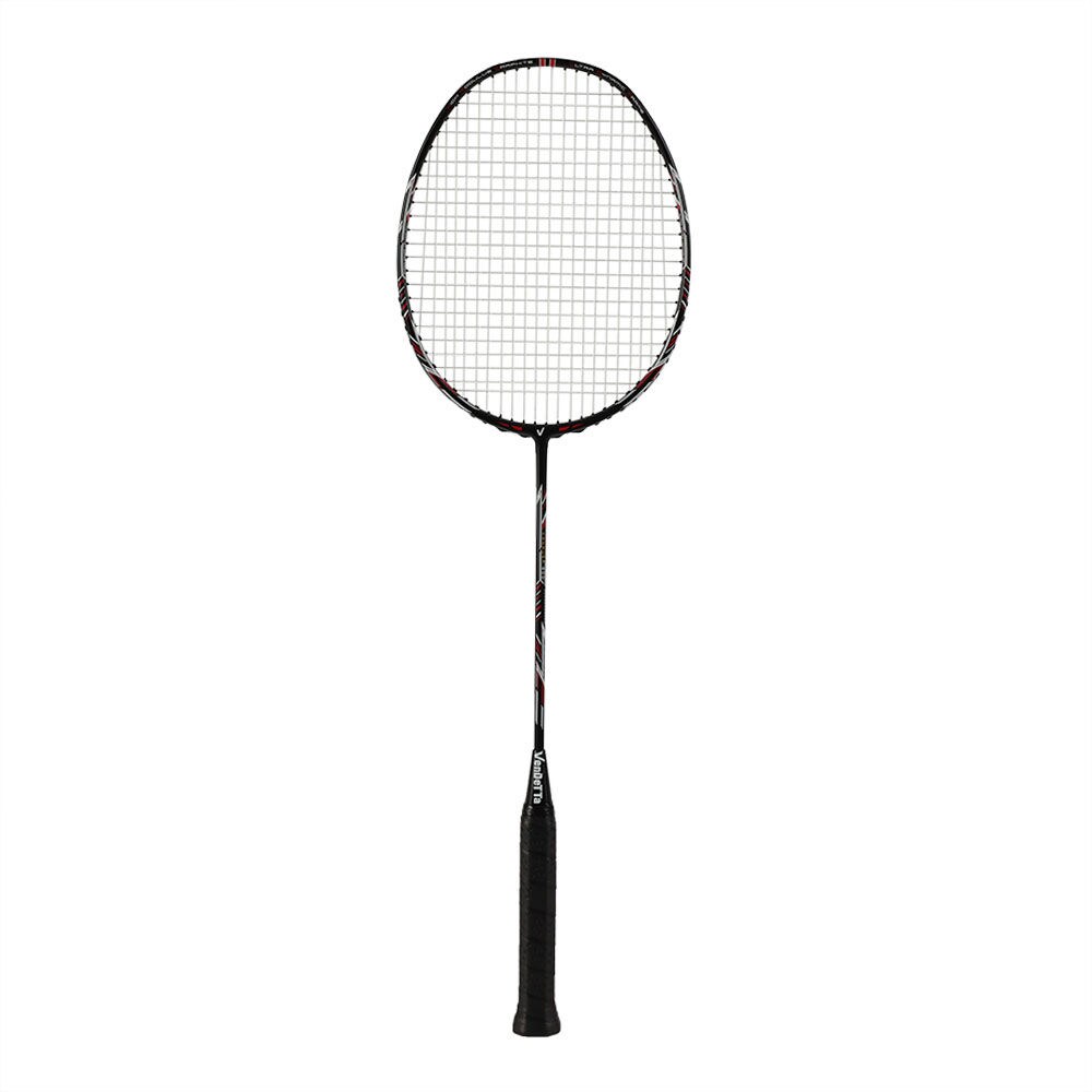 Maximus Conquer 200 Professional Badminton Racket, 67cm, Black & Red