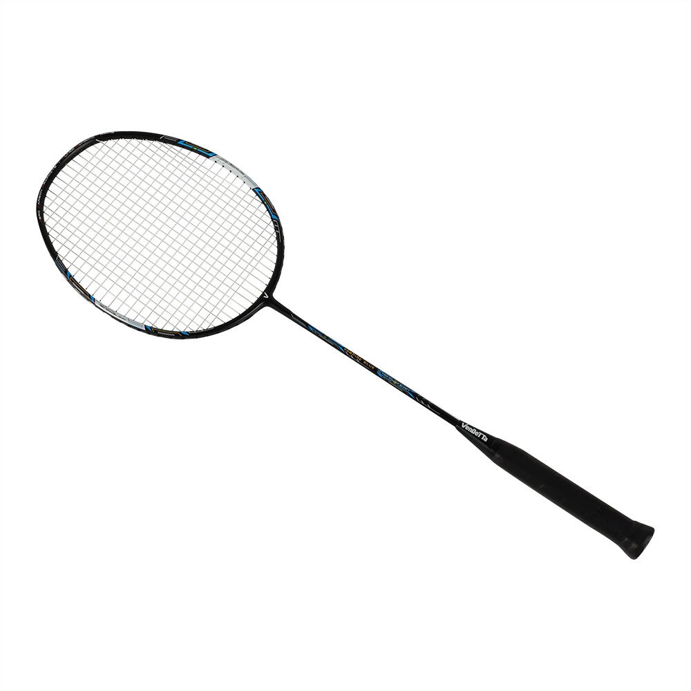 Maximus Vampire Blue Professional Badminton Racket, 67cm, Black & Blue