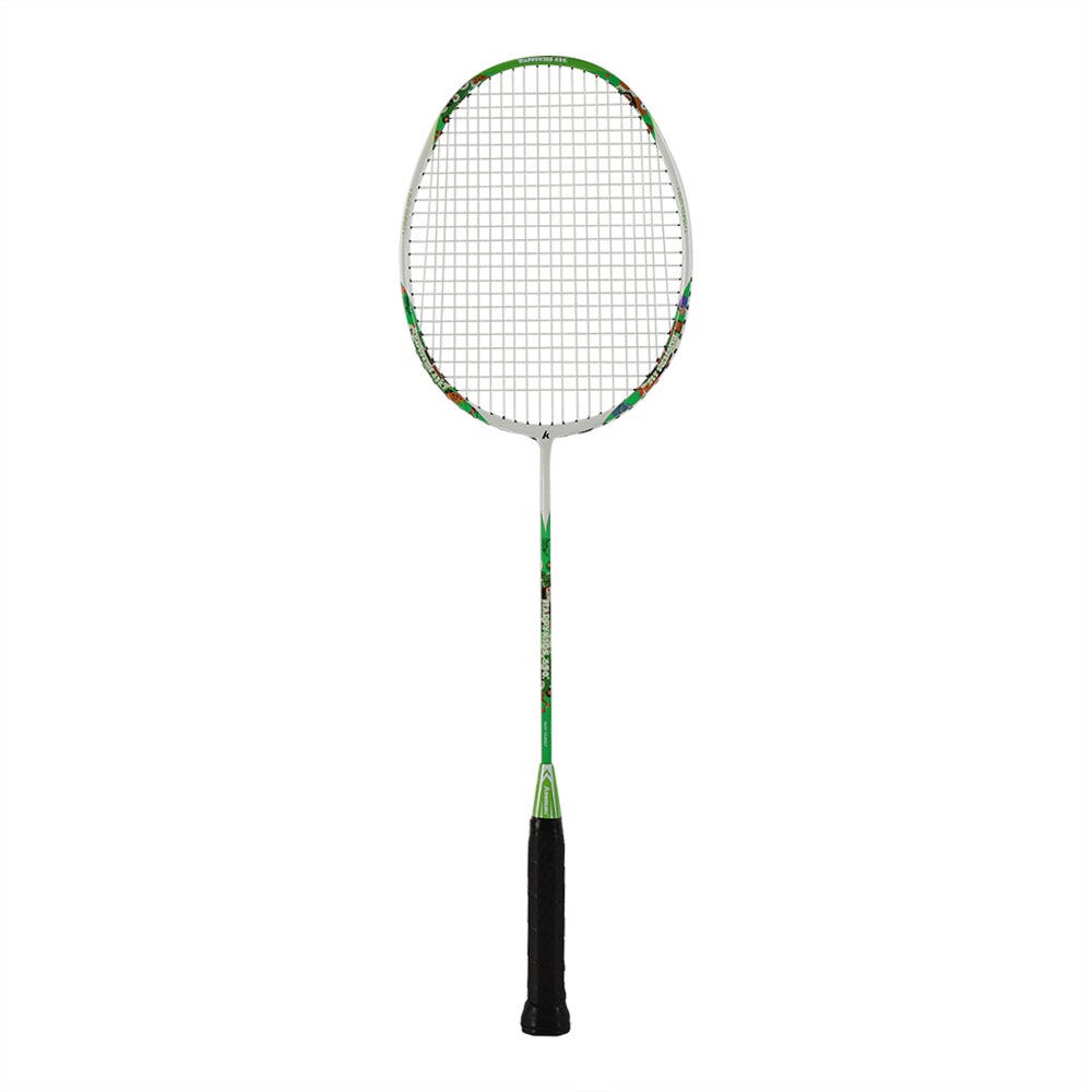 Maximus JR Happy Kids 650 Badminton Racket, 65cm, White & Green