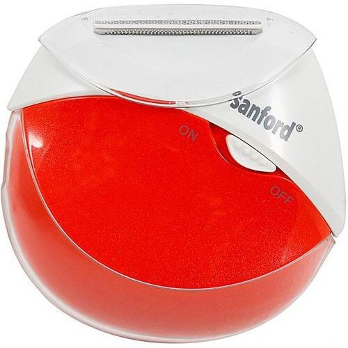 Sanford Rechargeable Lady Shaver, White & Red, SF1923LSR BS