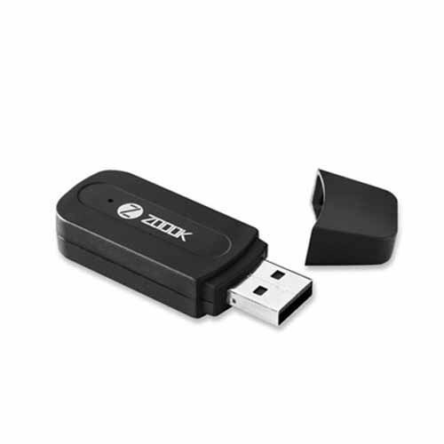 Zoook Bluetooth Audio Adapter For Car & Home Audio, Black