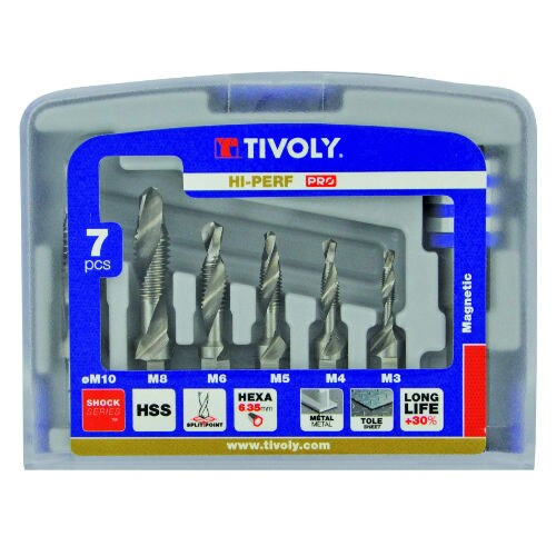 Tivoly Male Avellanador Magnetic Bits, Pack of 6 