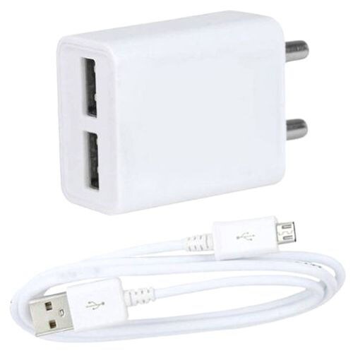 Samsung Fast charger with Two Ports, White