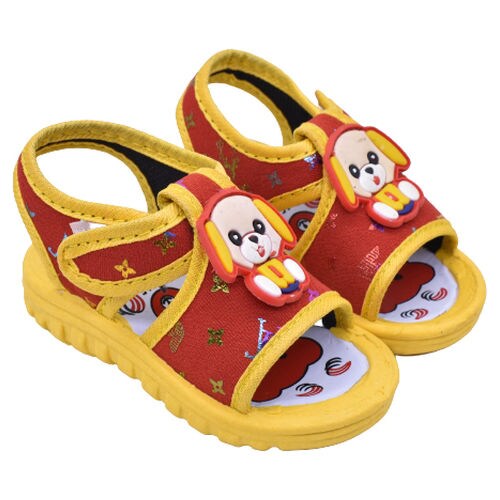 Airpark Whistle Sandal for Kids, 6M to 2 Yrs, Yellow