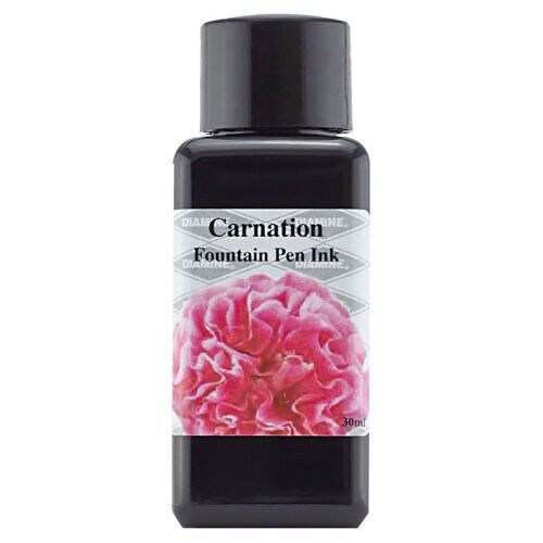 Diamine Fountain Pen Ink Bottle, Carnation Flower, 30ml
