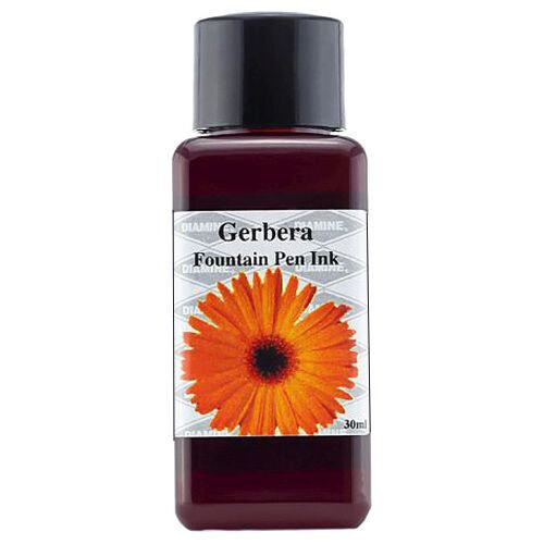 Diamine Gerbera Flower Ink Glass Bottle, 30ml 