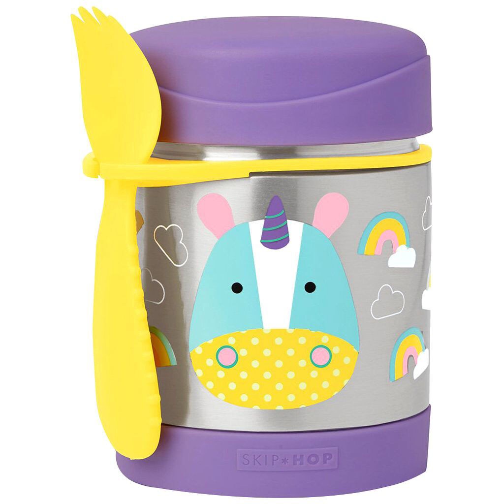 Skip Hop Zoo Insulated Food Jar, Unicorn, 325ml