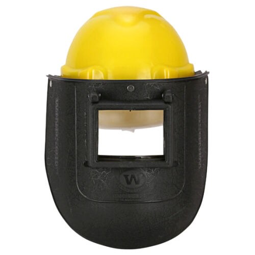 Spring Loaded Welding Shield With Ratchet Safety Helmet