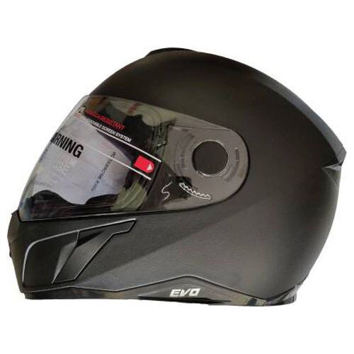 Vega Evo Motorbike Helmet, Black