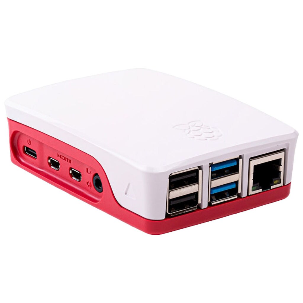 Graylogix Raspberry Pi 4 Case Red White
