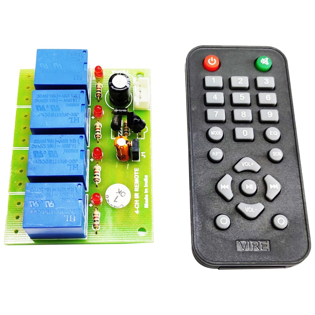 Graylogix 4ch IR Remote Control Switch Cw