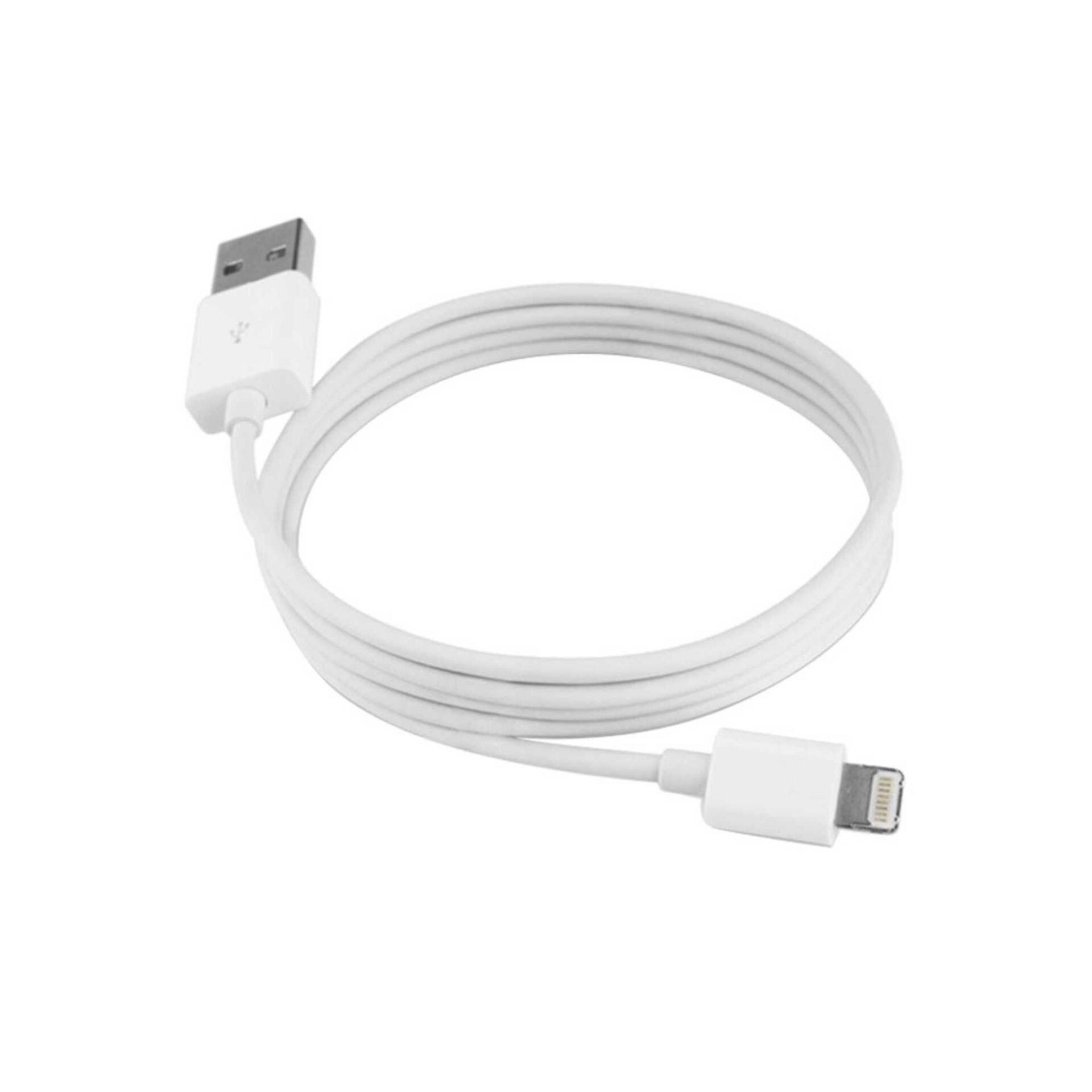 Rkn Electronics Lightning Data Sync Charging Cable, White, 1M