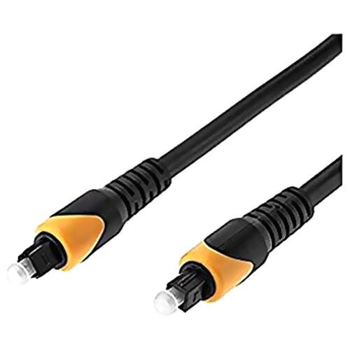 Gadget Wagon Optical Cable Slim for Theater and TV, 1m, Black
