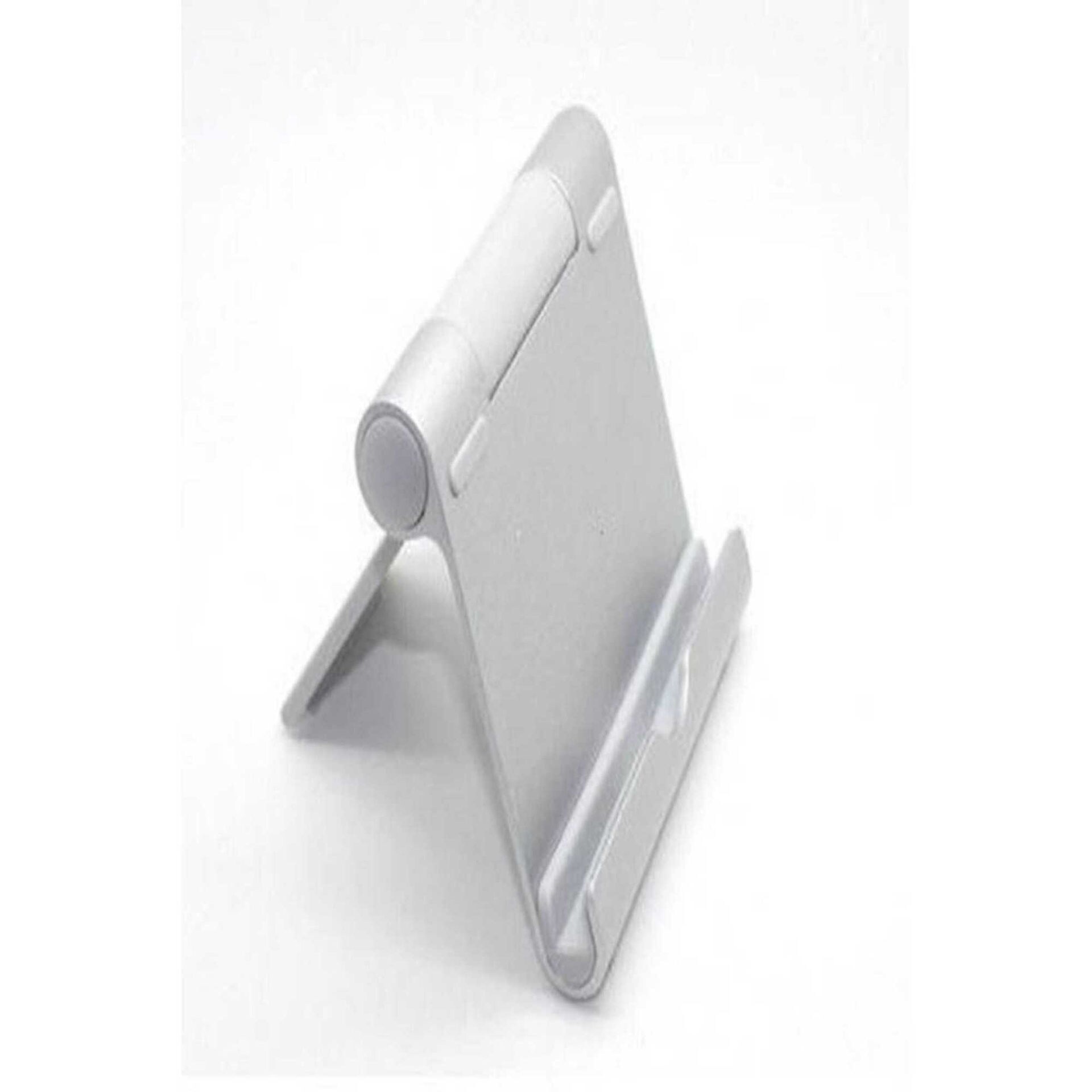 RKN Universal 270 Degree Rotatable Holder Stand for iPad, 10Inch, Silver