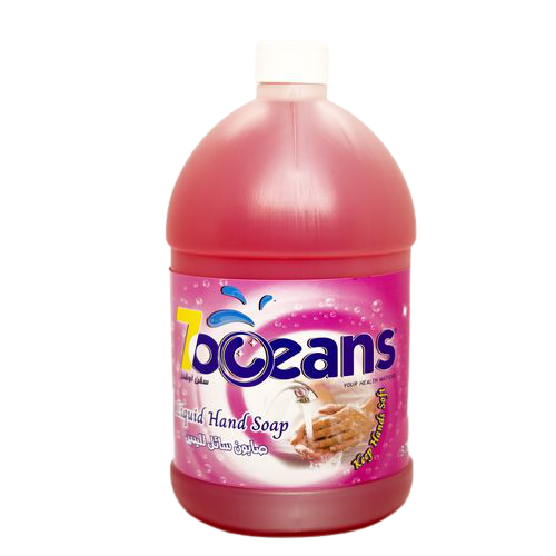 7Oceans Liquid Pomegranate Hand Soap, 3.75L, Carton of 4 Gallons
