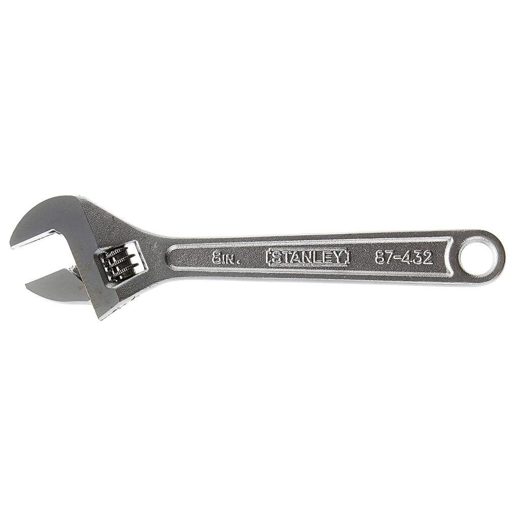 Stanley Adjustable Wrench, 8 Inch, STMT87432-8