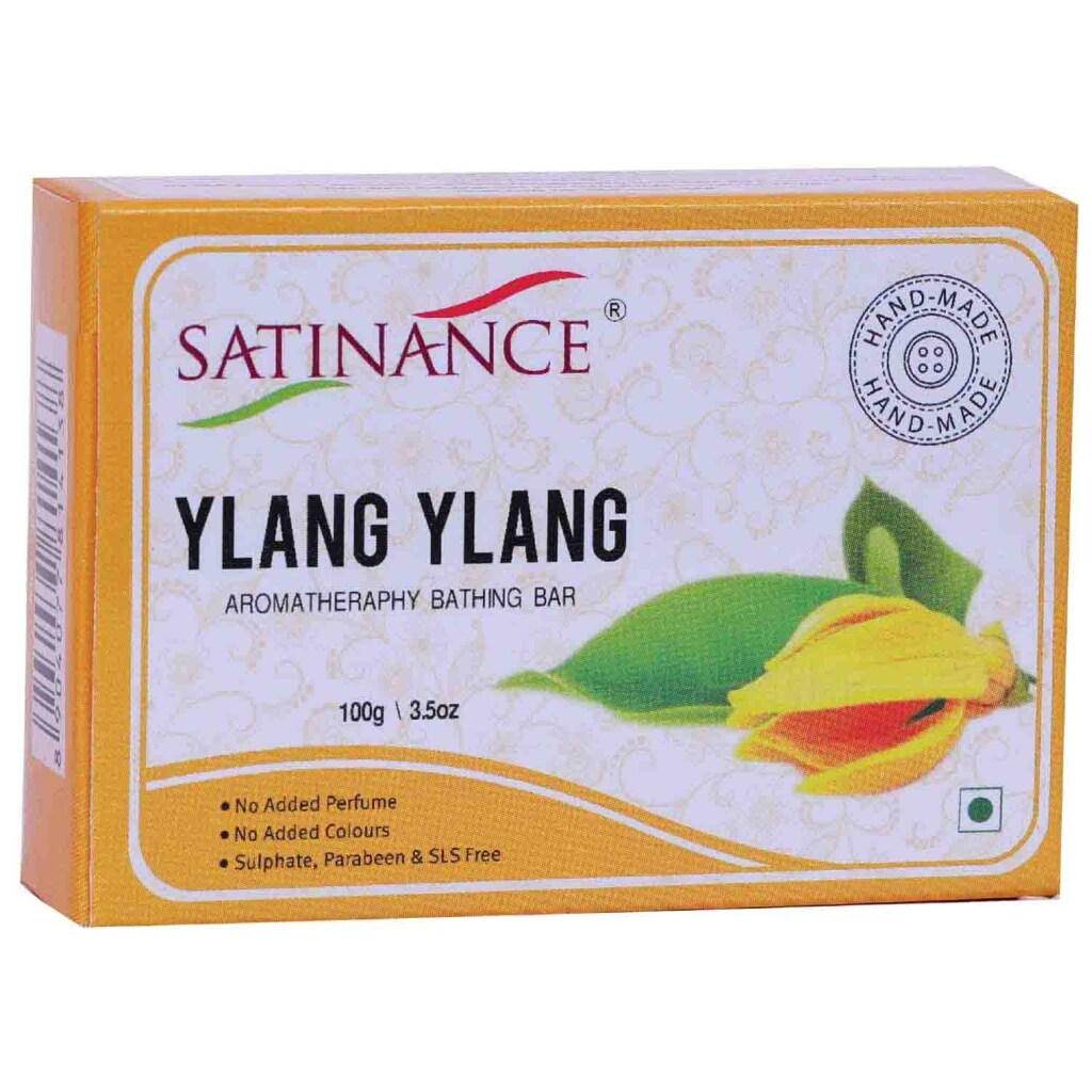 Satinance Ylang Ylang Aromatherapy Bathing Bar, 100gm