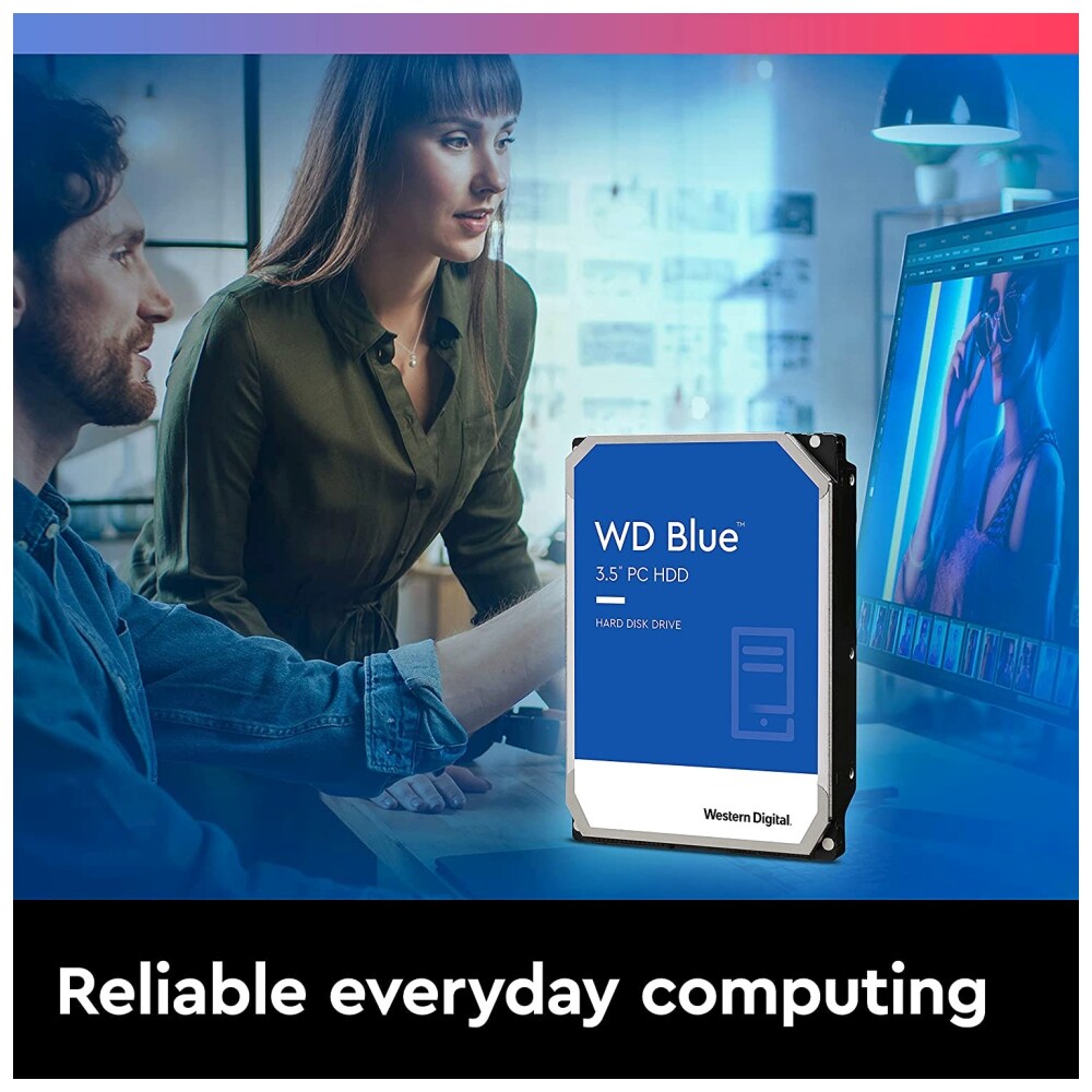 Western Digital Desktop Internal Hard Drive, WD10EZEX, 1TB, Blue