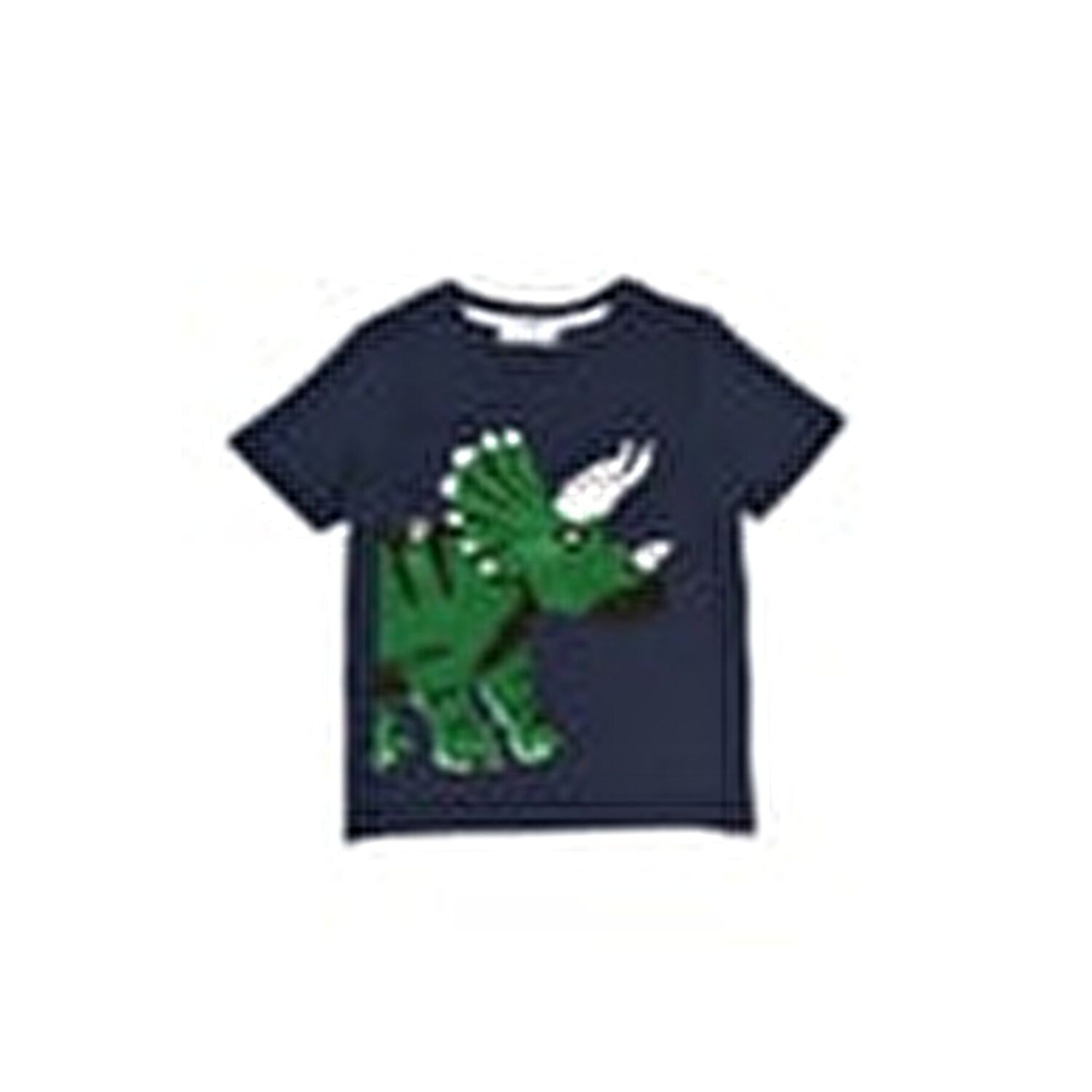 Trendyol Navy Blue Sequin Embroidered Boy Knitted T-Shirt