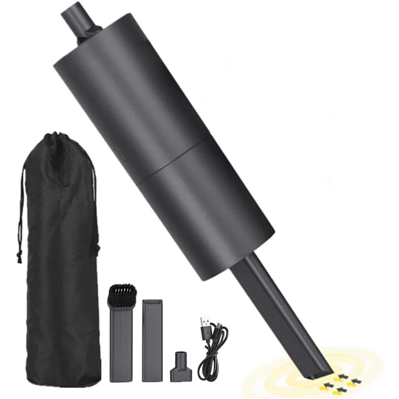 Rag & Sak Portable Cordless Vacuum Cleaner, Black