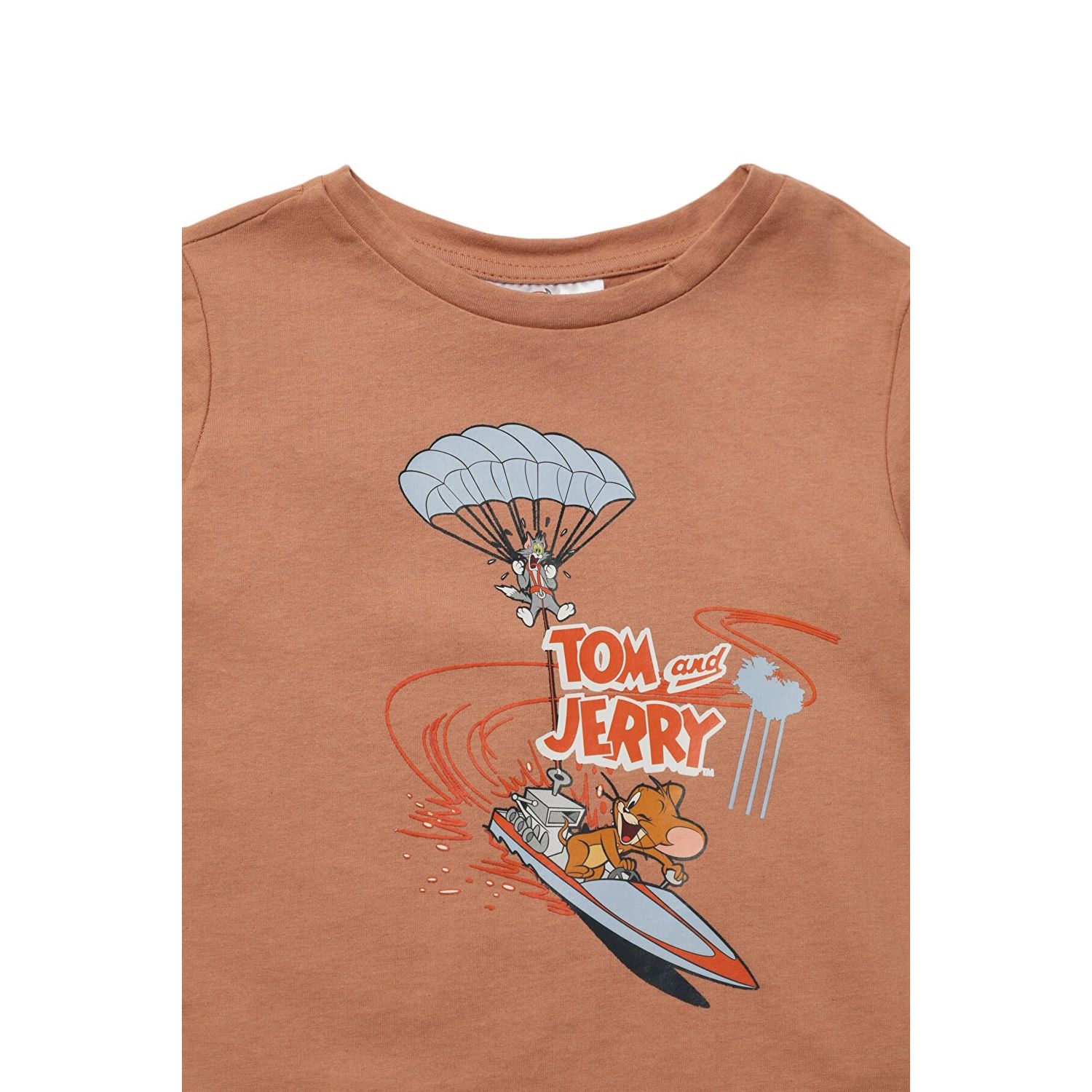 Trendyol Mercan Tom&Jerry Printed Boy Knitted T-Shirt