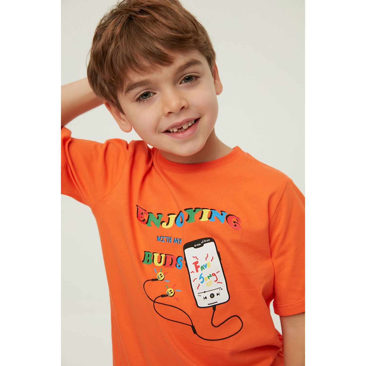 Trendyol Printed Boy Knitted T-Shirt