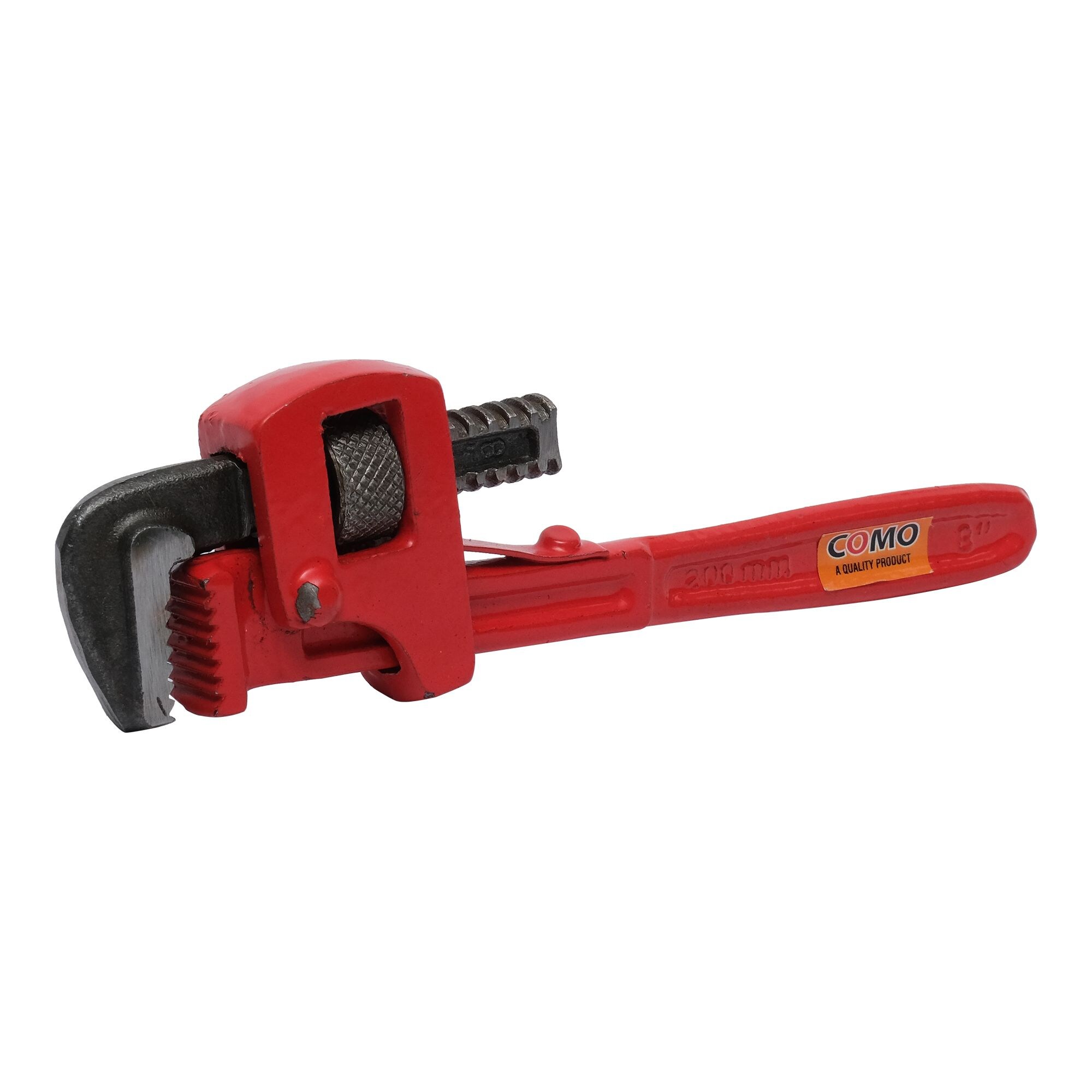 Como Heavy Duty Pipe Wrench, 8 Inch - Red