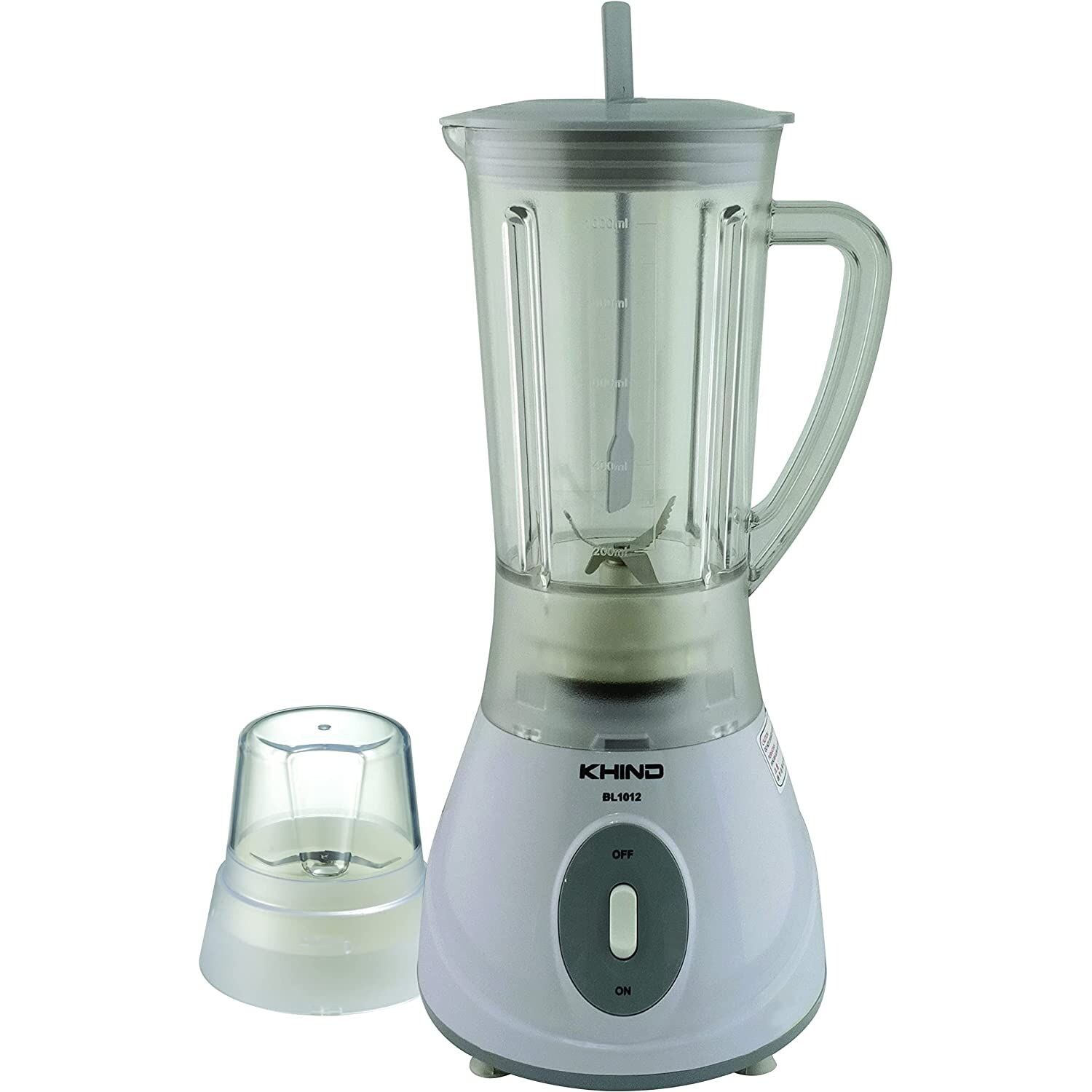 Khind Blender With 2 Speed Control, BL1012, 1.0L, 290W, White