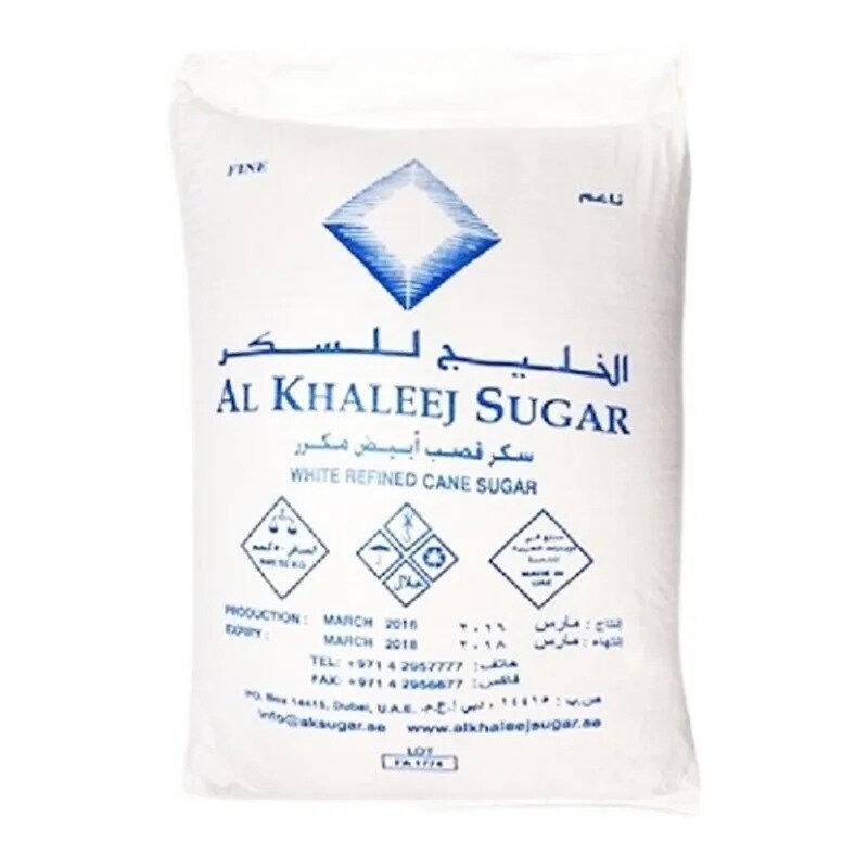Al Khaleej White Refined Cane Sugar, 50Kg