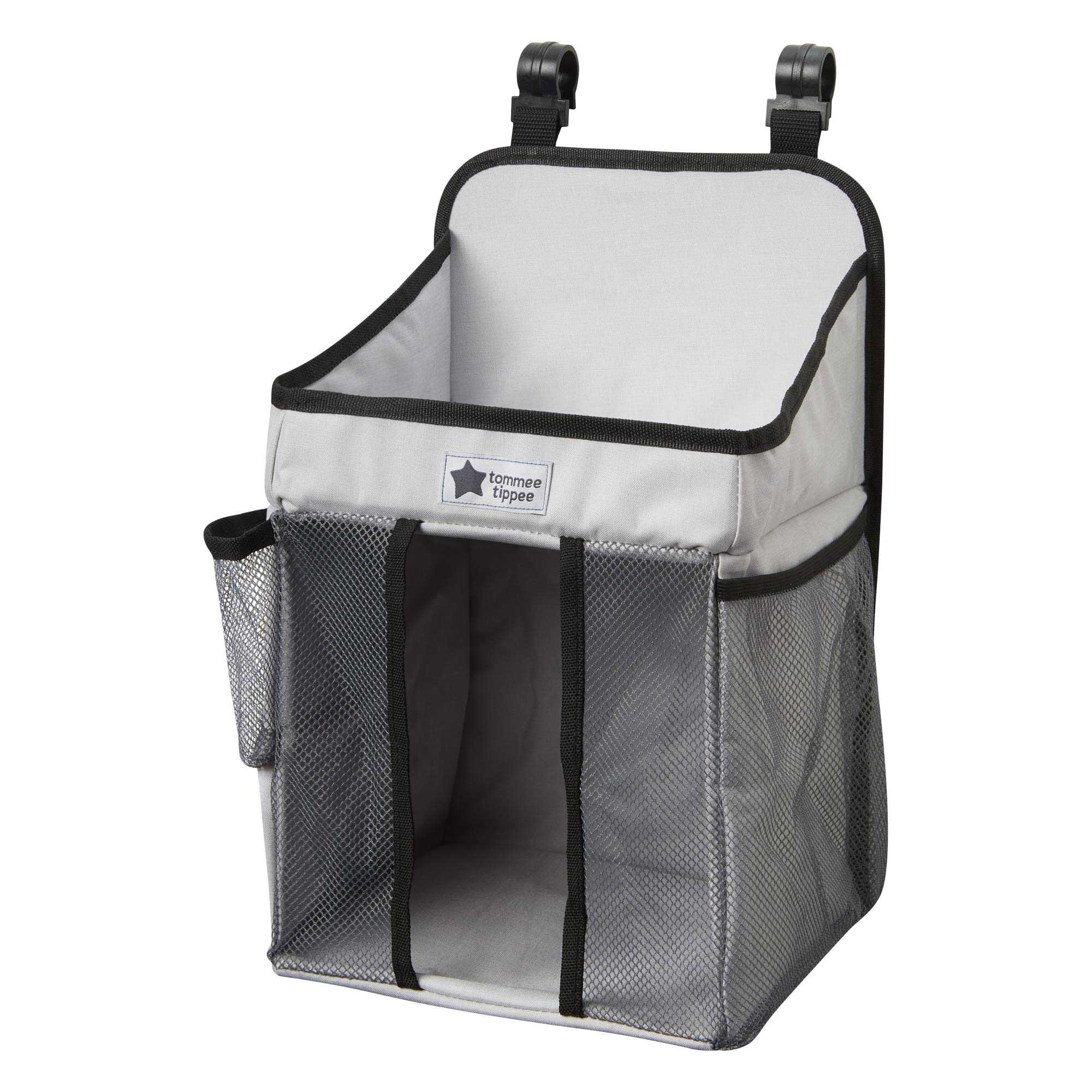 Tommee Tippee Nappy Organiser Diaper Caddy, Grey & Black