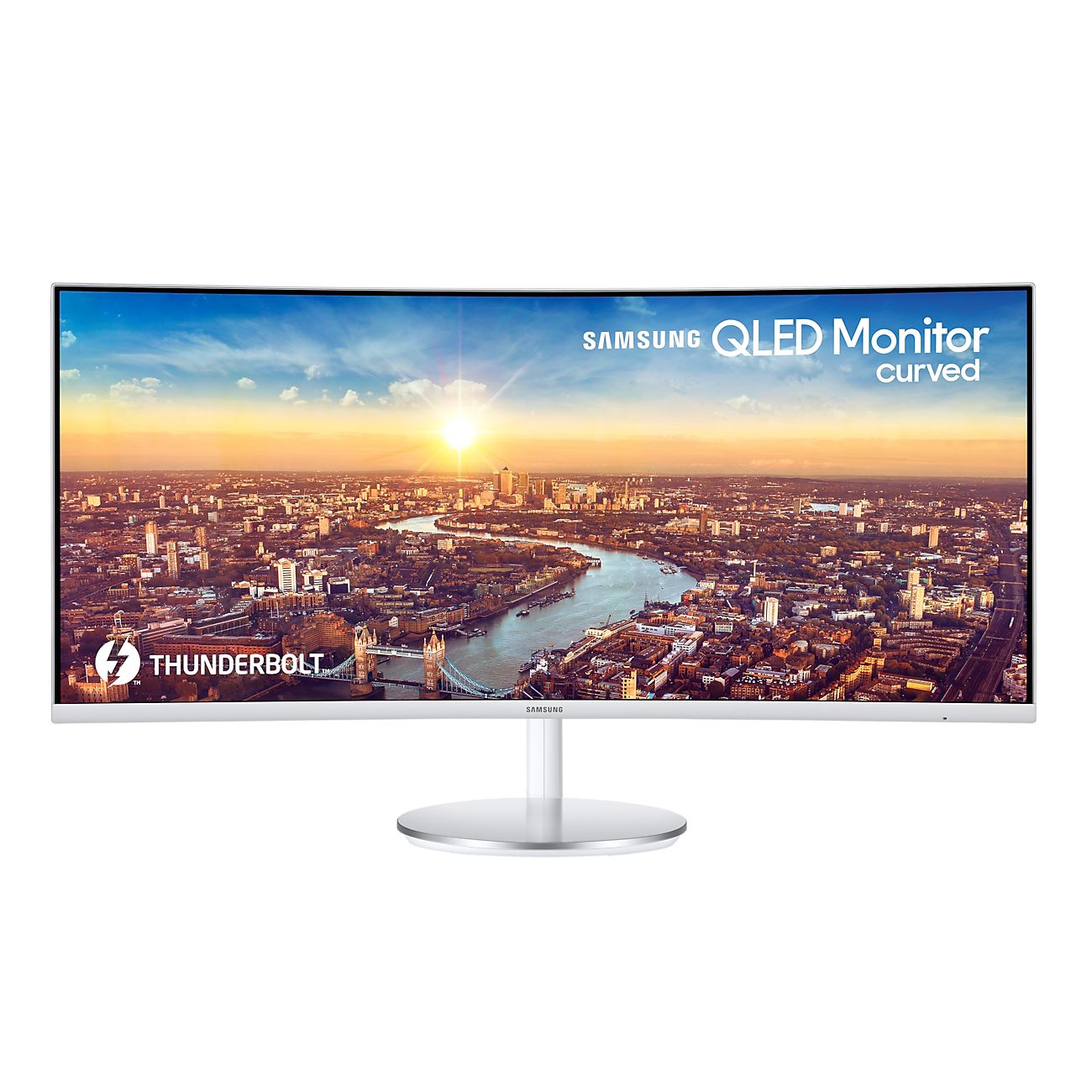 Samsumg Thunderbolt™ 3 Curved Monitor with 21:9 Wide Screen, 34 Inch, White