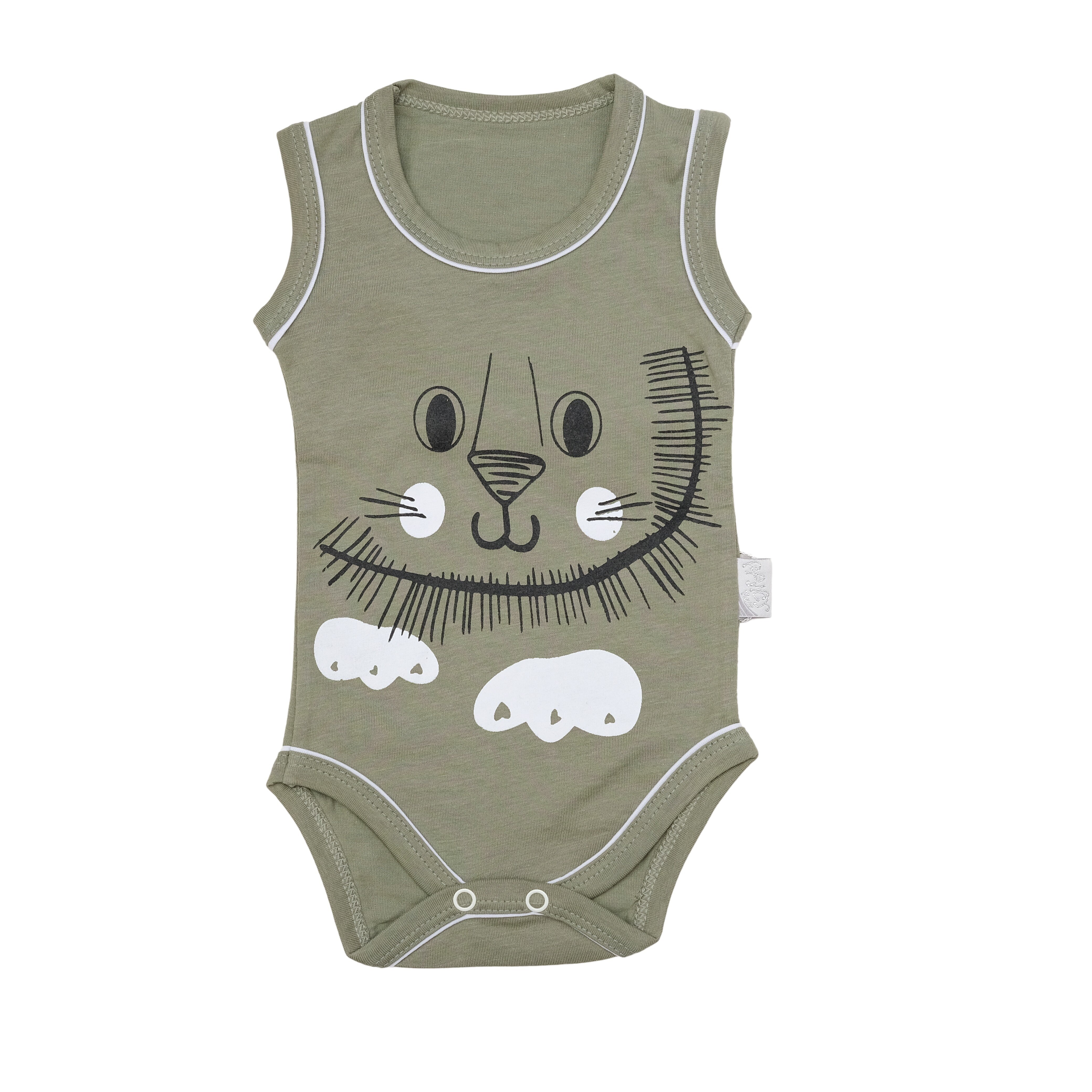 Pancy Cat Design Cotton Baby Romper